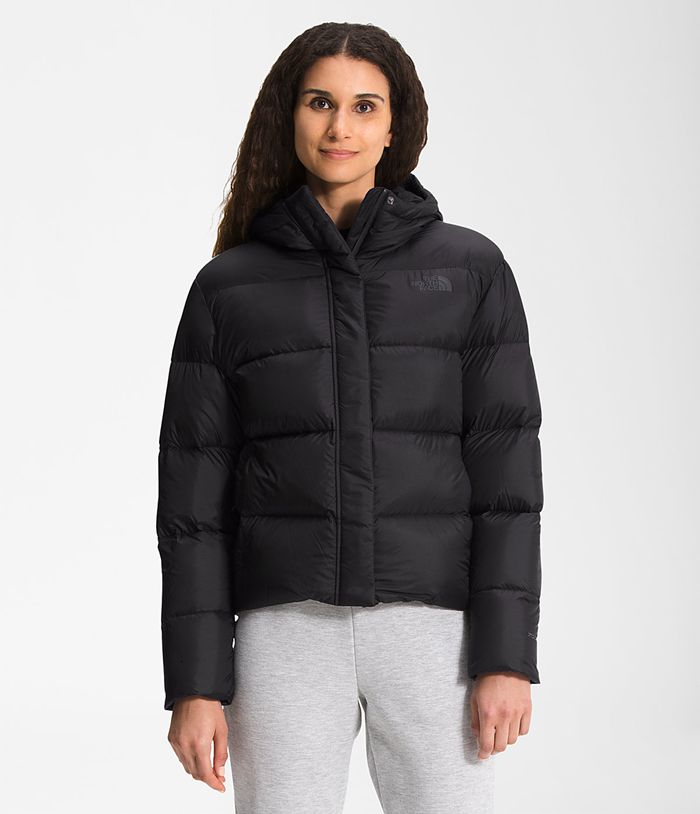 The North Face Winterjas Dames Stad Standard Puffer IJXZ51378 - Zwart